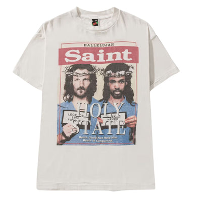 Saint Michael Denim Tears T Shirt